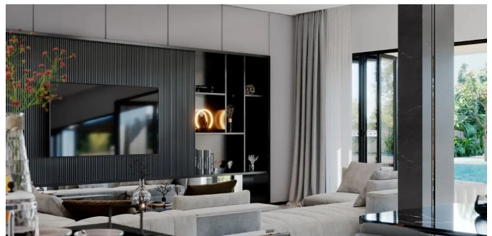 Modern Modular Brown Shaker Kitchen Cabinets (14)