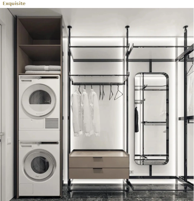 Modern Hot Sale Bedroom Sets Mirror Sliding Door Wardrobes (6)